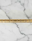 Engraved Brass Towel Bar
