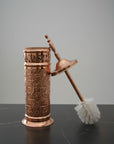 Handmade Copper Toilet Brush Holder