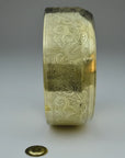 Unlacquered brass bathroom Sink