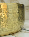 Unlacquered brass bathroom Sink