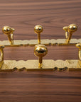 Brass Wall Coat Hook – Bathroom & Door Mounted Rack - BRASSANOD