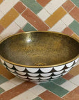 Bronze Vessel Bathroom Sink – Handcrafted Hammered Round Vanity Basin