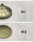 Unlacquered Brass Shower System