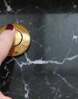 Unlacquered Brass Garbage Disposal Air Switch Kit