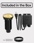 Unlacquered Brass Garbage Disposal Air Switch Kit