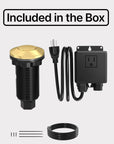 Unlacquered Brass Garbage Disposal Air Switch Kit - BRASSANOD
