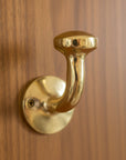 Unlacquered Brass Wall Hook