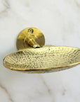 Unlacquered Brass Soap Dish | Hammered finish