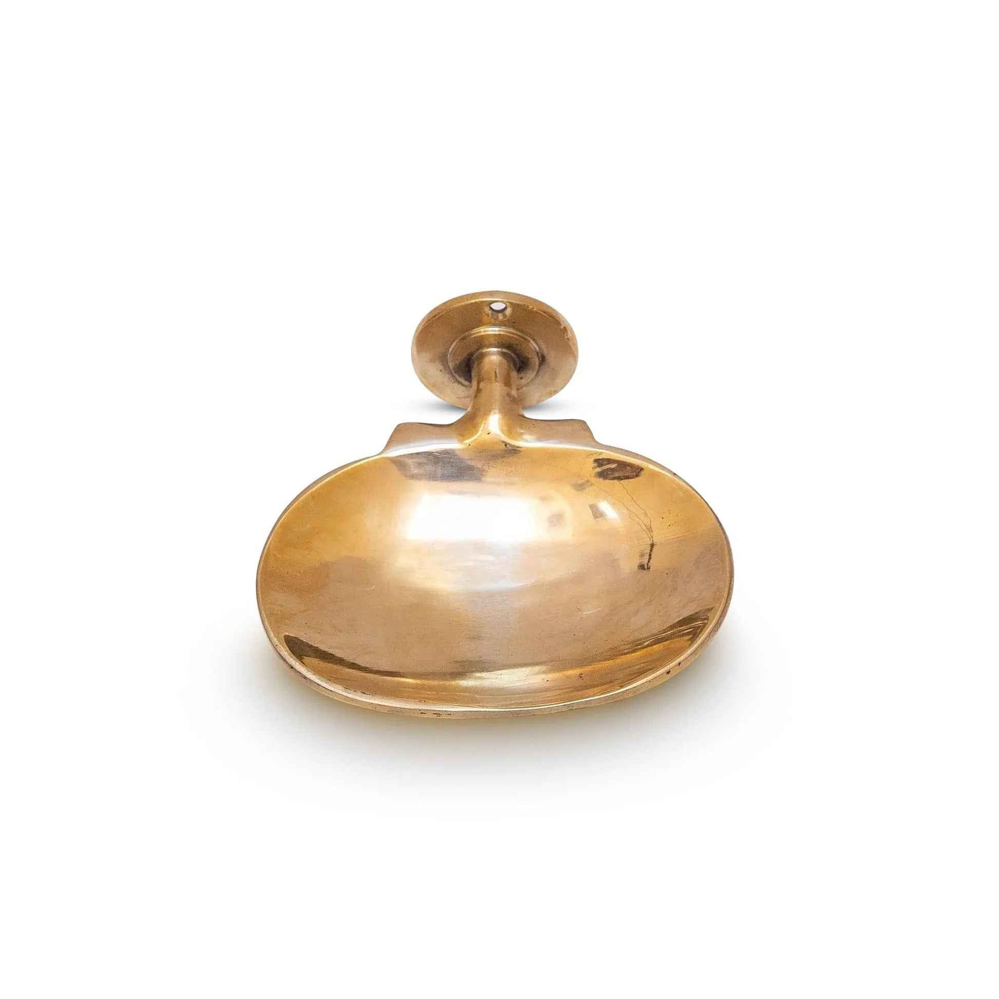 Unlacquered Brass Soap Dish | Wall Mounted | Smooth Finish
