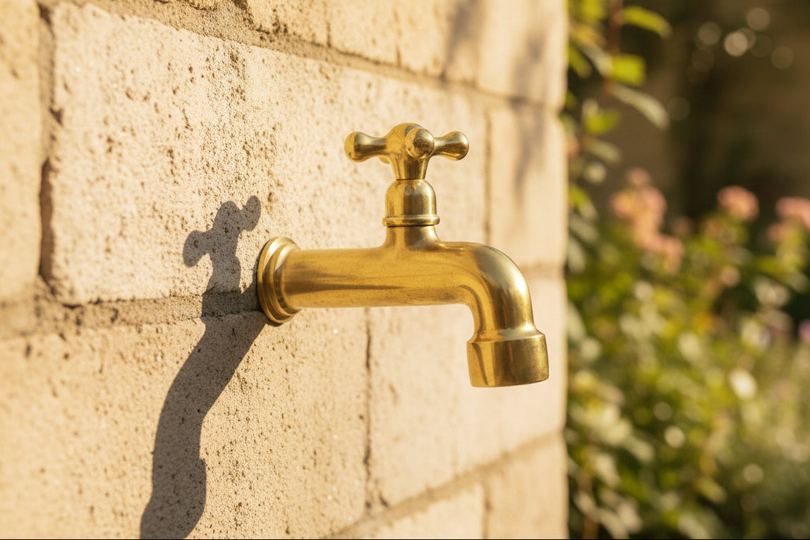 Moroccan_Vintage_Brass_Garden_Faucet_Handcrafted_Wall_Mount_Outdoor_Tap