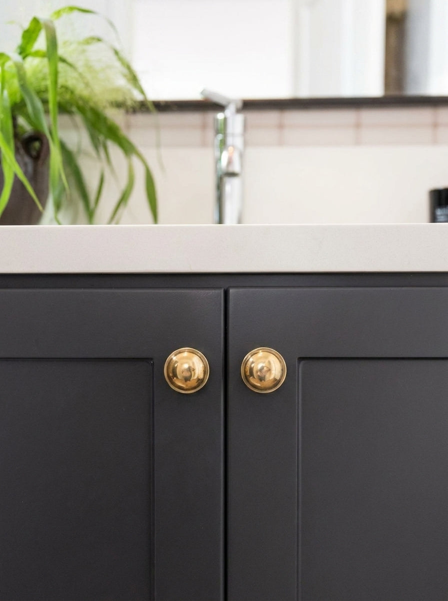 Unlacquered Brass Cabinet Knobs