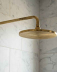 Unlacquered Brass Shower System