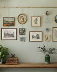 Unlacquered Solid Brass Picture Rail Hanging Kit