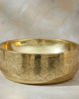 Unlacquered brass bathroom Sink