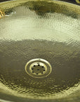 Unlacquered brass bathroom Sink