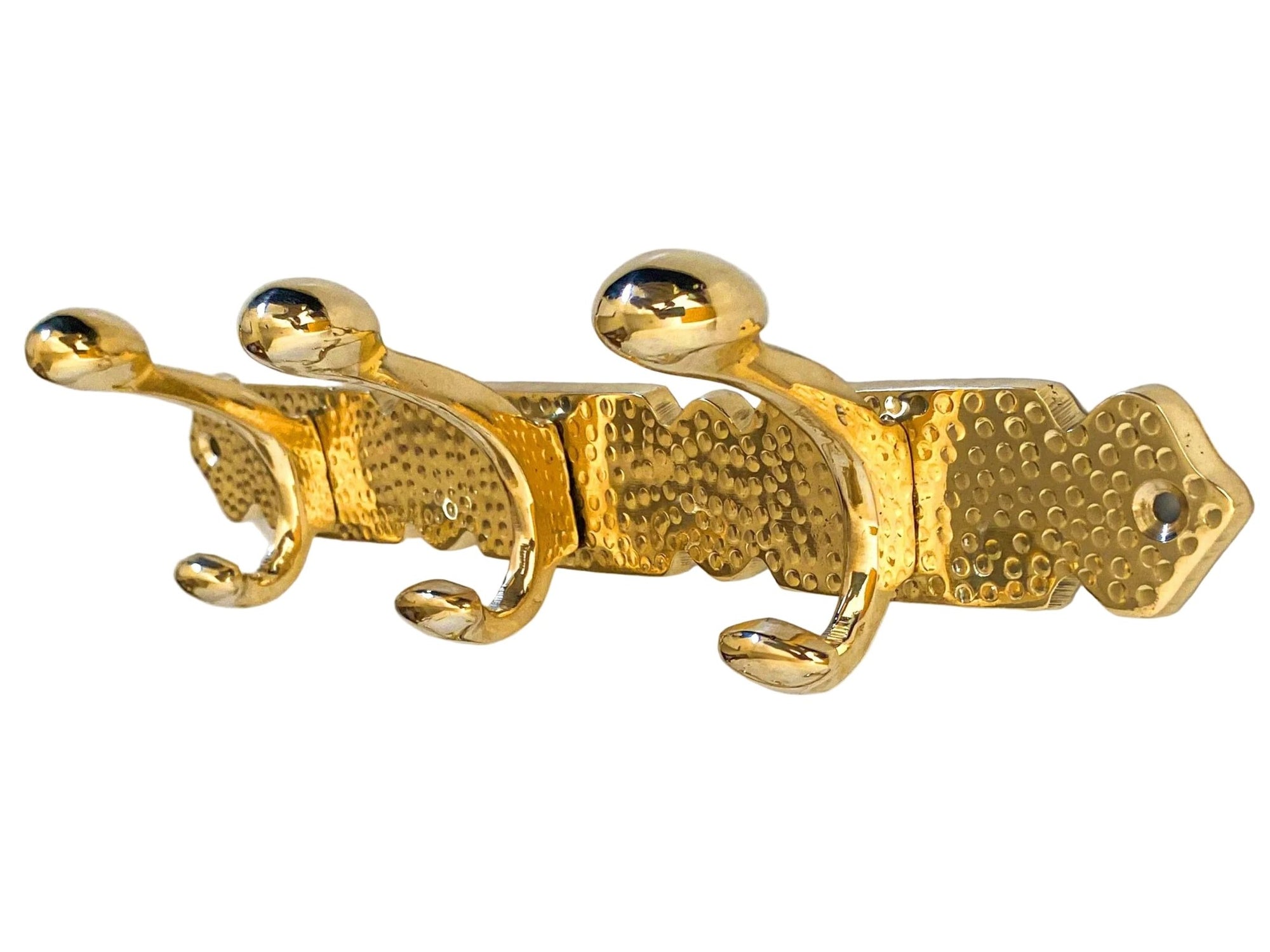 Brass Wall Coat Hook – Bathroom & Door Mounted Rack - BRASSANOD