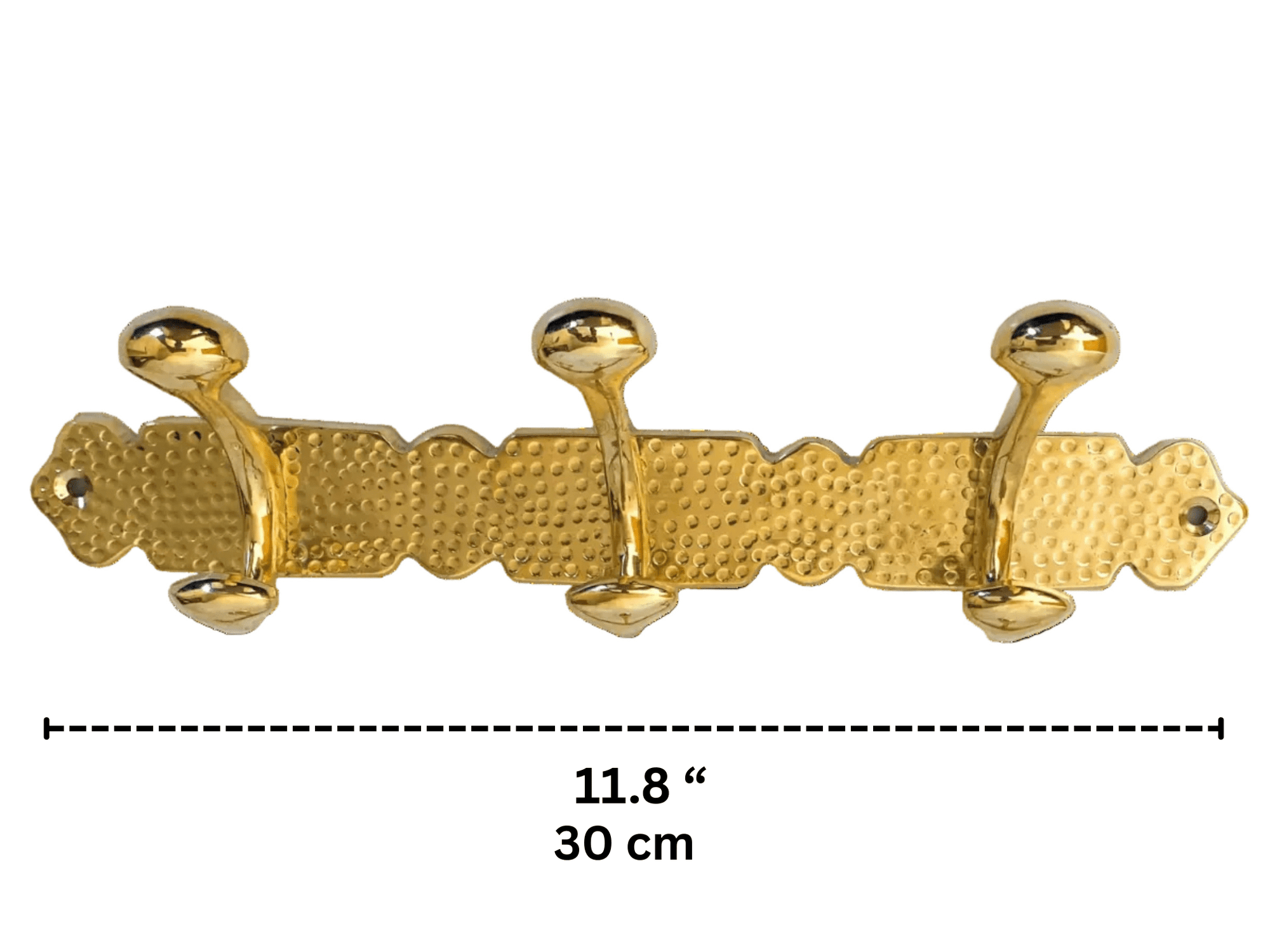 Brass Wall Coat Hook – Bathroom & Door Mounted Rack - BRASSANOD