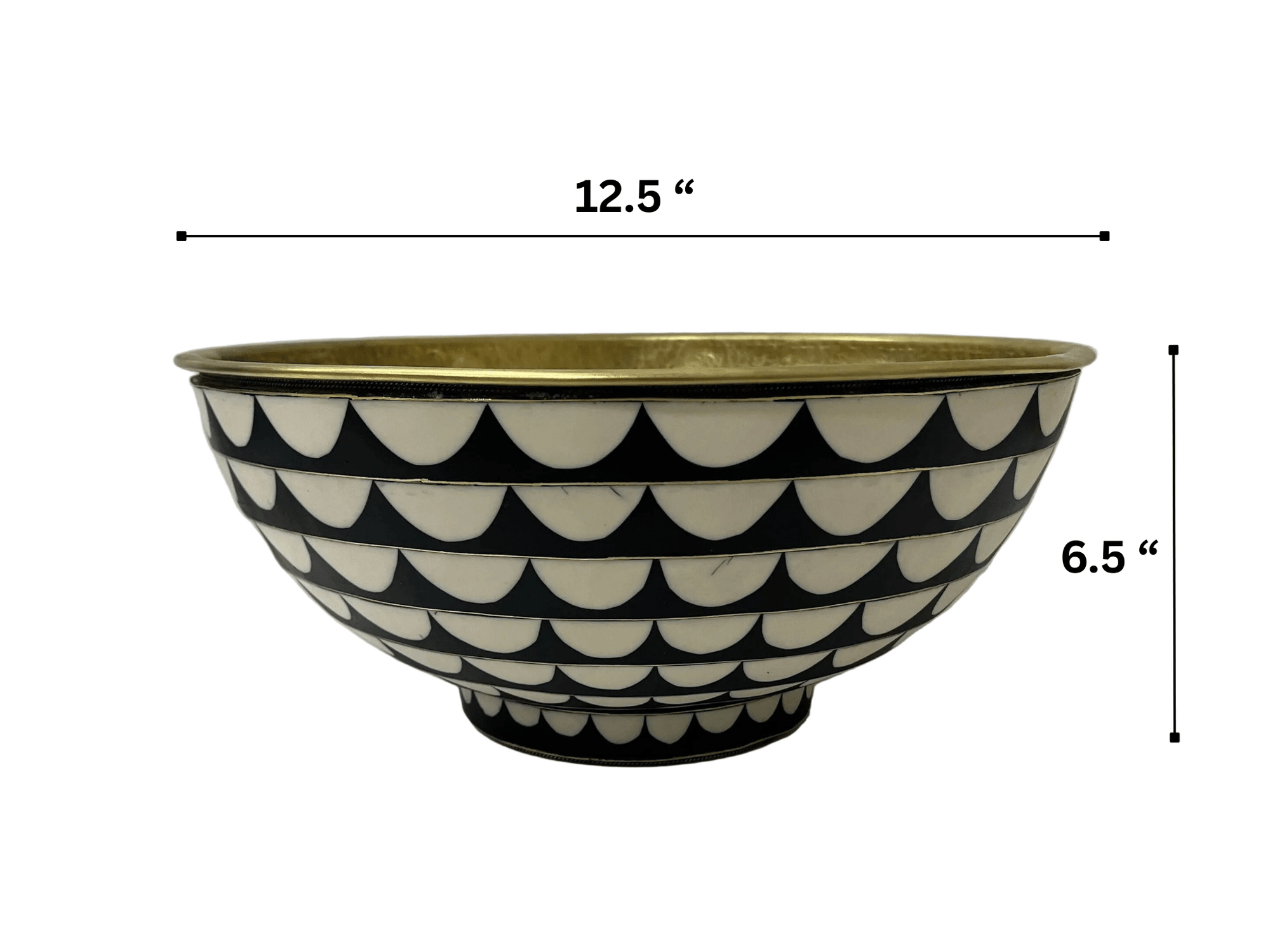 Round Brass & Resin Vessel Sink – Hammered Bathroom Vanity Countertop Basin - BRASSANOD