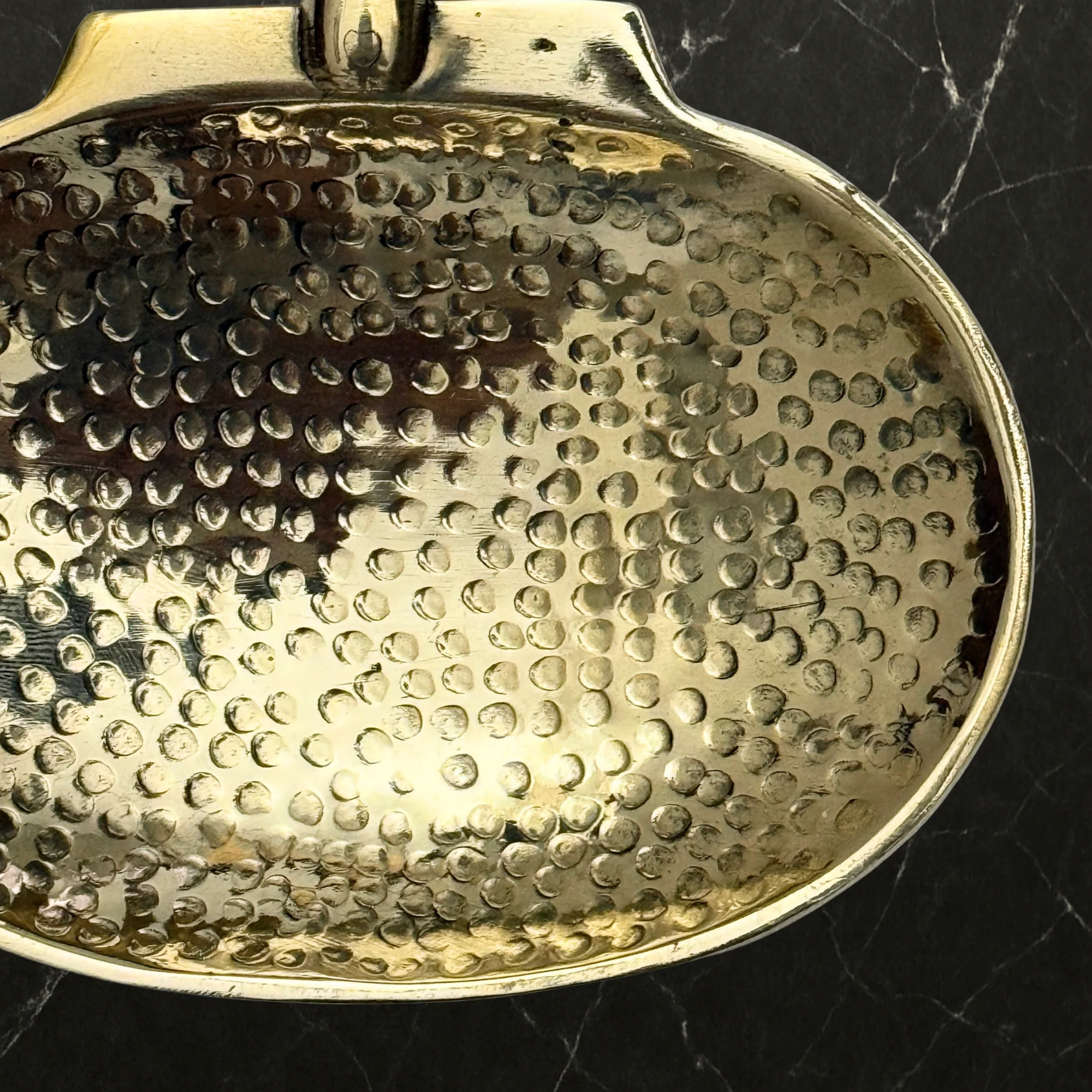 Unlacquered Brass Soap Dish | Hammered finish