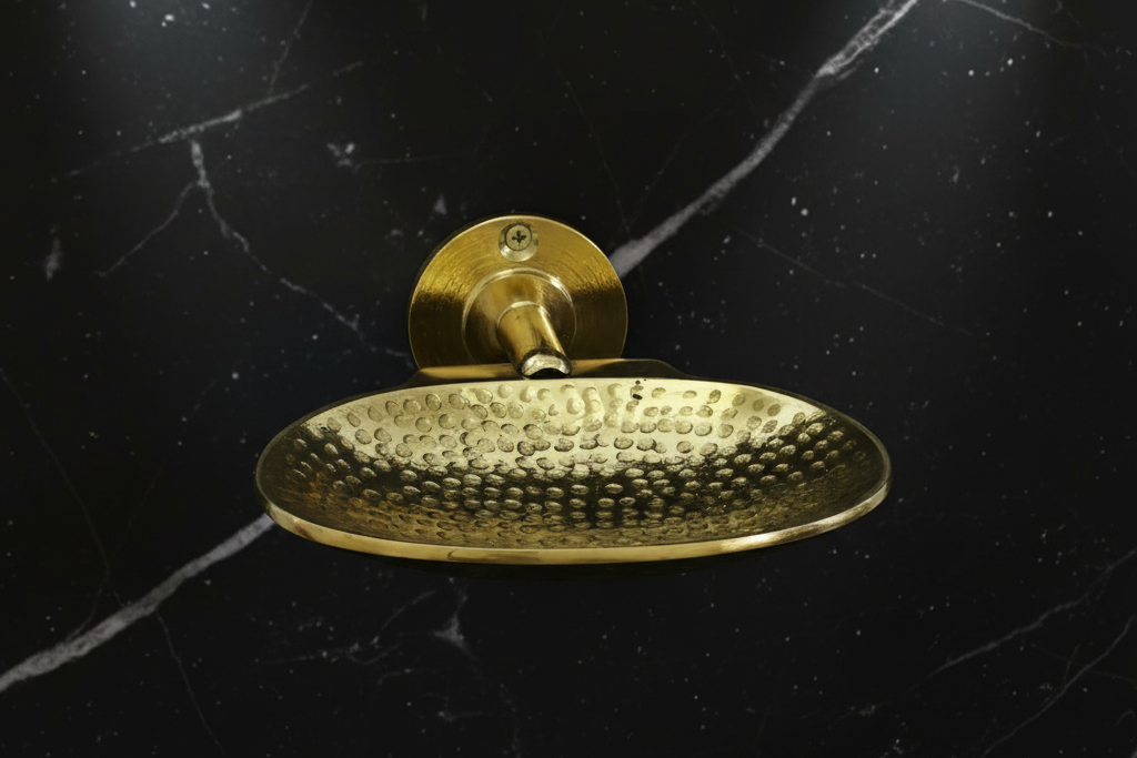 Unlacquered Brass Soap Dish | Hammered finish
