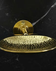 Unlacquered Brass Soap Dish | Hammered finish